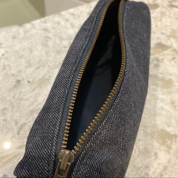 2/$10 Muji Pencil Case Denim Blue - Picture 3 of 3